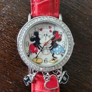Valentine's Mickey and Minnie watch